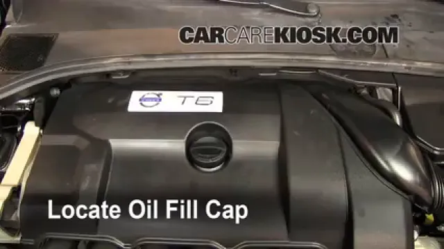 2010 Volvo S80 T6 3.0L 6 Cyl. Turbo Aceite Agregar aceite